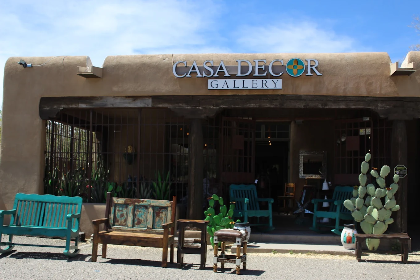 Casa Decor Gallery storefront in Santa Fe